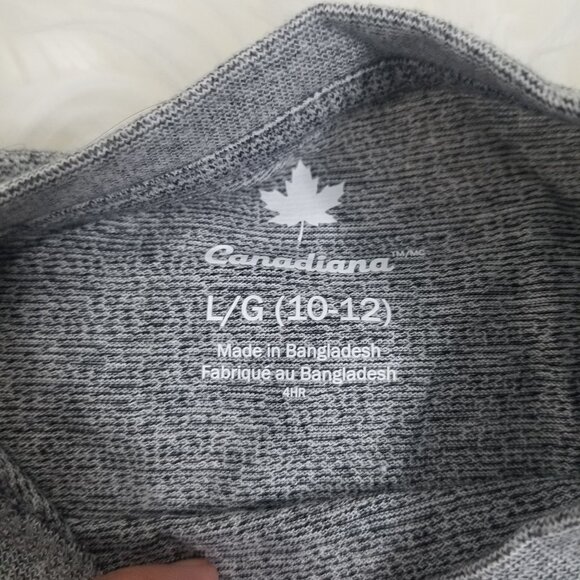 Canada NEW Gray Graphic 100% Cotton Boys Kids Tank Top Shirt NWT Sz Large 10/12 - Picture 4 of 11